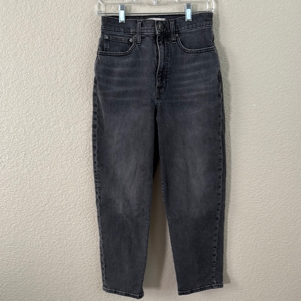 Madewell Charcoal Denim Pants